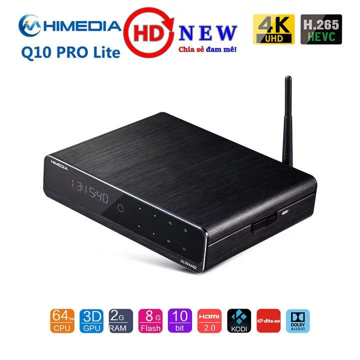 HiMedia Q10 Pro Lite – siêu phẩm Android TV Box 2016 - HDnew Hà Nội
