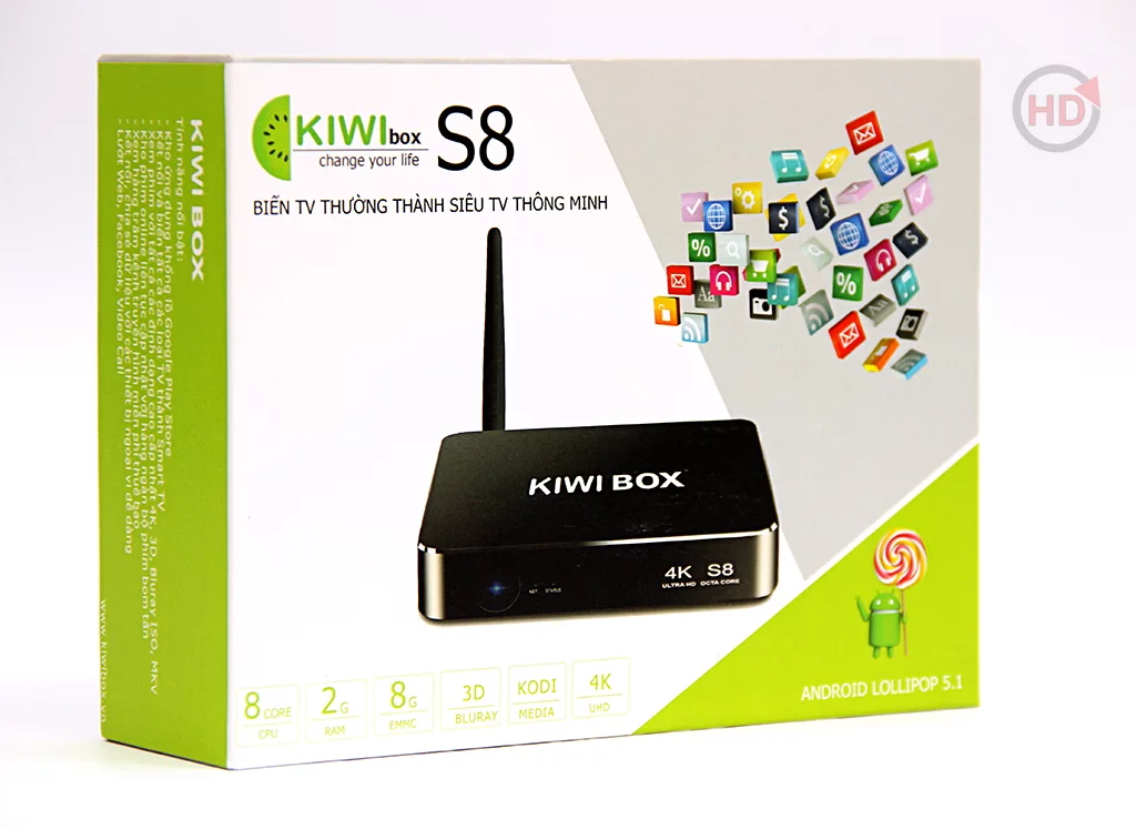 Android Kiwibox S8 - HDnew Chia sẻ đam mê