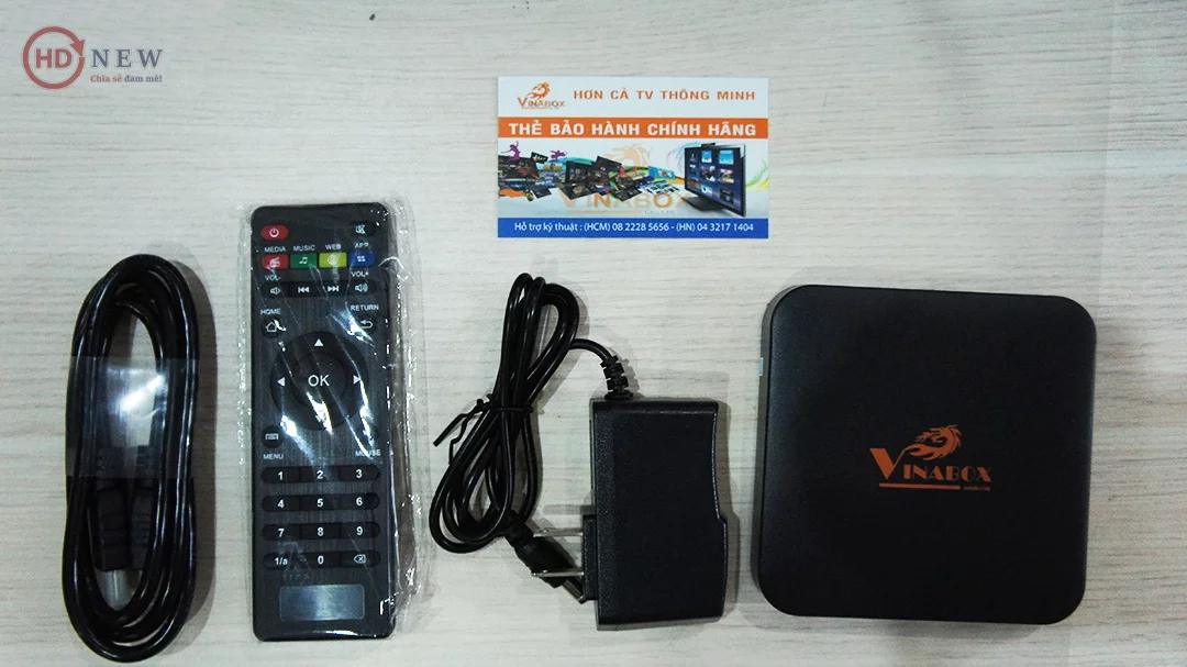 VinaBox X3 - Android Box tầm trung giá rẻ, chạy Android 6.0, chip lõi tứ - HDnew Hà Nội