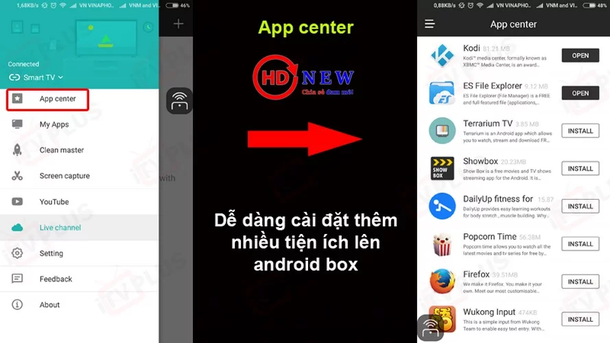 Cetus Play - Phần mềm điều khiển Android TV Box số một hiện nay - HDnew Hà Nội