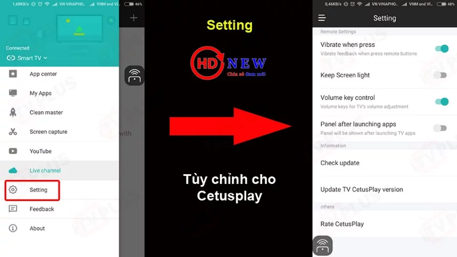 Cetus Play - Phần mềm điều khiển Android TV Box số một hiện nay - HDnew Hà Nội