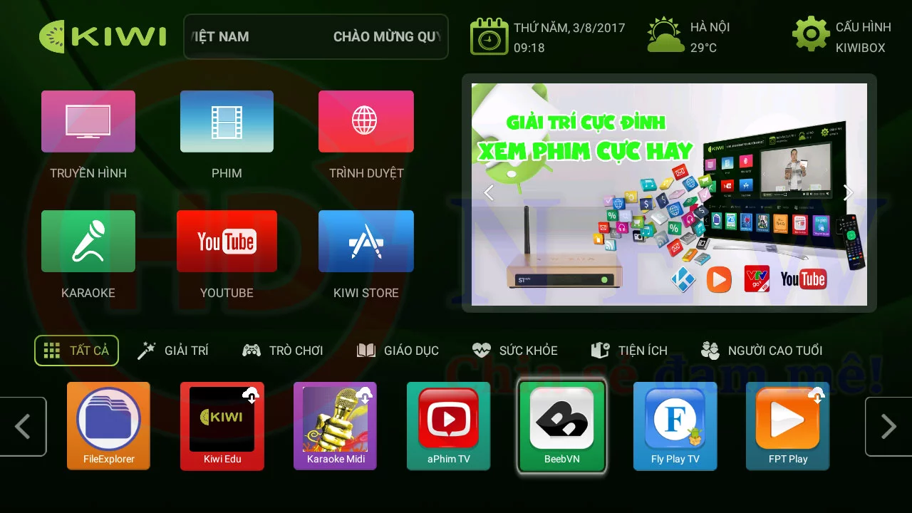 KiwiBox S1 Pro - Thách thức mọi giới hạn giải trí - HDnew Hà Nội