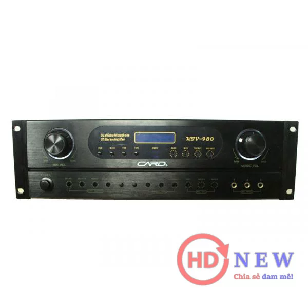 Vang liền công suất CARD KTV-980 - Hơn cả một chiếc amply | HDnew - Chia sẻ đam mê