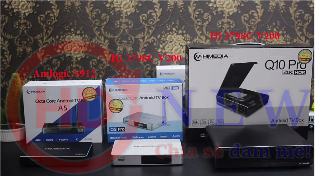 Android TV Box HiMedia A5, Q5 Pro, Q10 Pro - những sản phẩm chủ đạo của thương hiệu HiMedia hiện nay. Android TV Box HiMedia A5, Q5 Pro, Q10 Pro - những sản phẩm chủ đạo của thương hiệu HiMedia hiện nay.