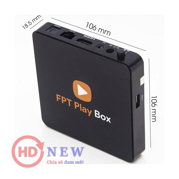 FPT Play Box 4K 2018 - hỗ trợ 4K 60fps | HDnew - Chia sẻ đam mê
