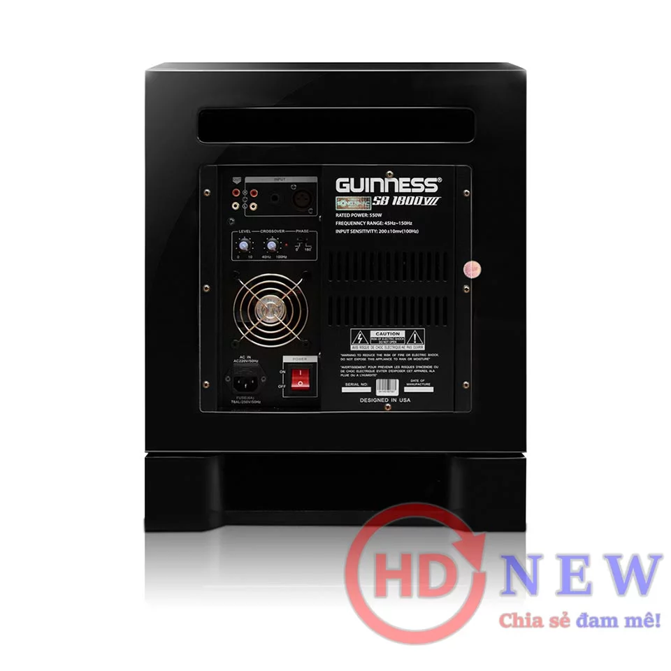 Loa Subwoofer Guinness SB-1800 VII | HDnew - Chia sẻ đam mê