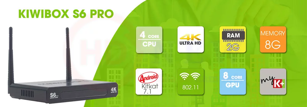 KiwiBox S6 Pro - 2GB RAM, cấu hình mạnh mẽ | HDnew - Chia sẻ đam mê