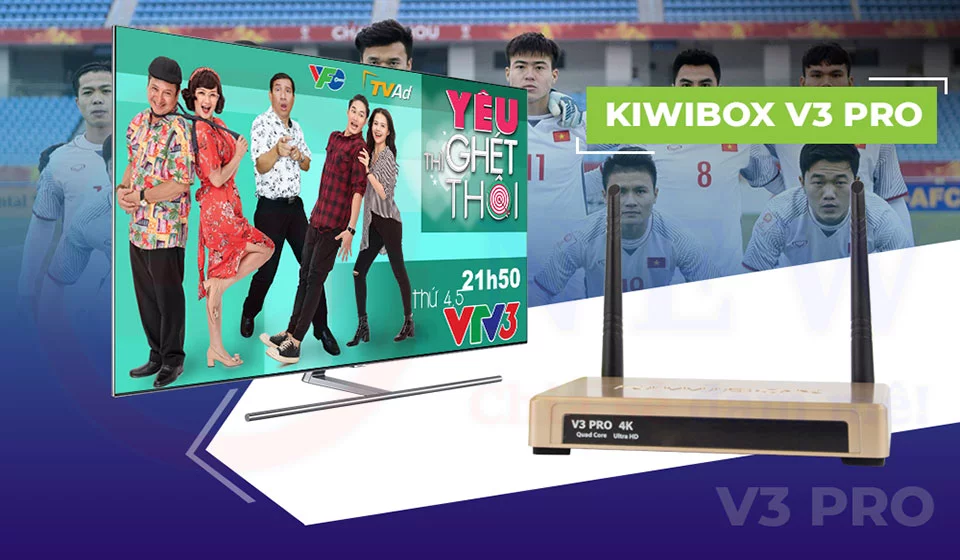KiwiBox V3 Pro | Android TV Box RAM 2GB | HDnew - Chia sẻ đam mê