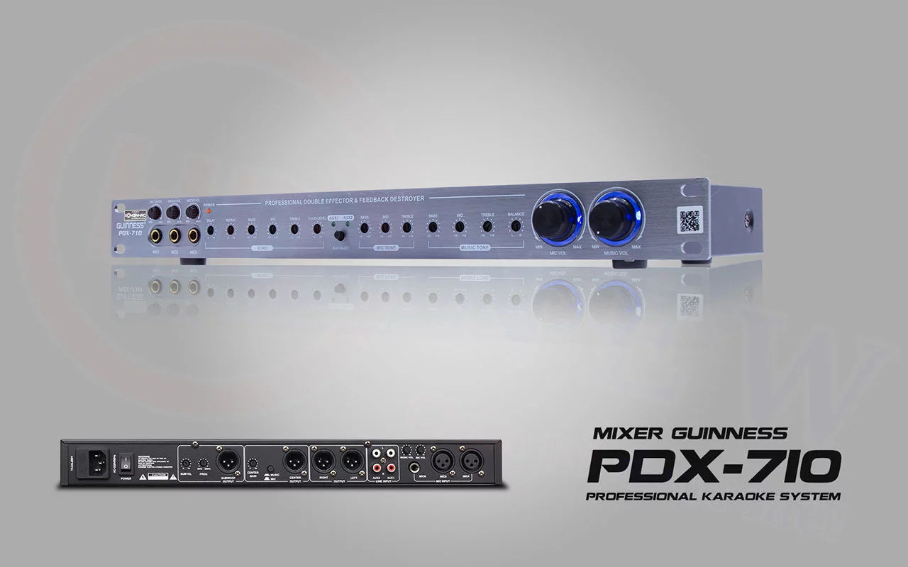 Guinness PDX-710 | Mixer Karaoke | HDnew - Chia sẻ đam mê