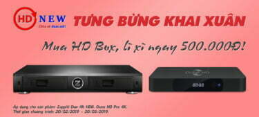 Tưng bừng khai xuân: lì xì 500.000Đ khi mua Zappiti Duo 4K HDR hoặc Dune HD Pro 4K | HDnew - Chia sẻ đam mê