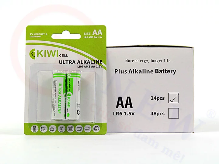 Pin Alkaline AA Kiwi LR6-C2 | HDnew - Chia sẻ đam mê