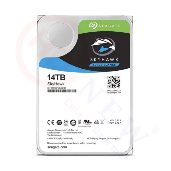 Ổ cứng Seagate SkyHawk 14TB (ST14000VX0008) | HDnew - Chia sẻ đam mê