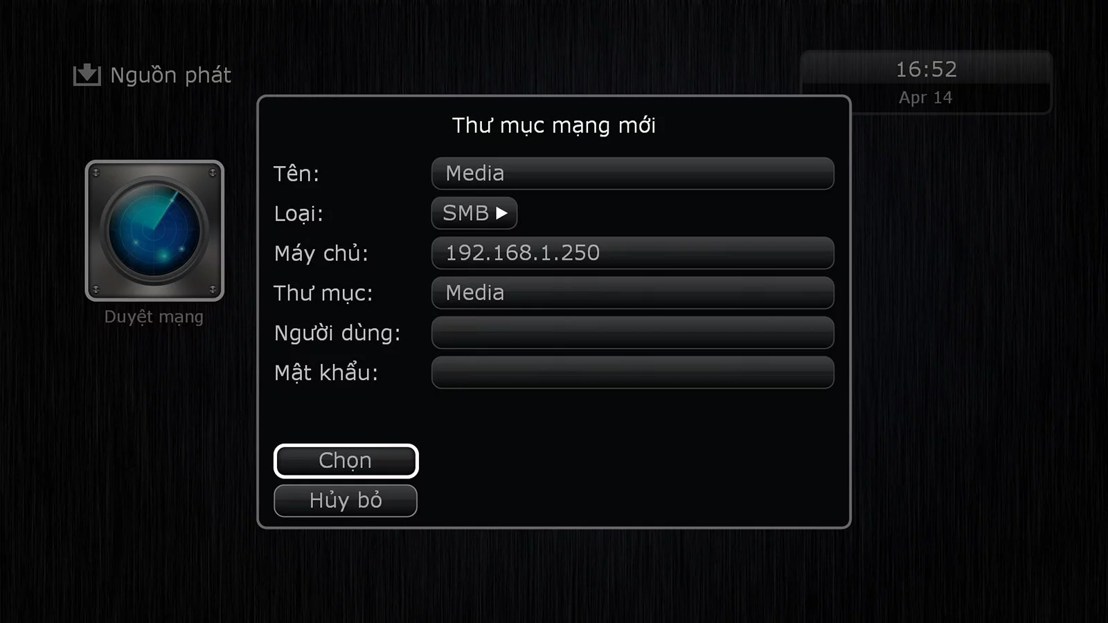 Hướng dẫn kết nối đầu Dune HD tới ổ đĩa mạng | HDnew - Chia sẻ đam mê