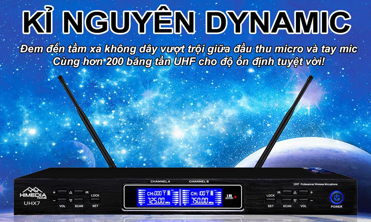 Micro Karaoke không dây HiMedia Home UHX7 | HDnew - Chia sẻ đam mê