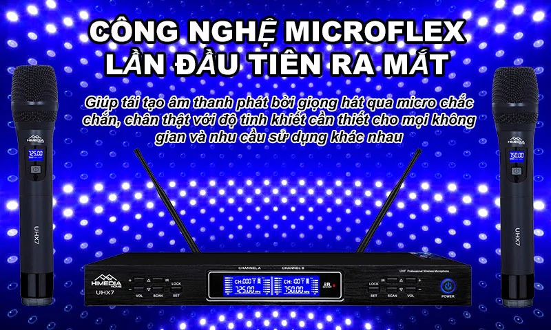 Micro Karaoke không dây HiMedia Home UHX7 | HDnew - Chia sẻ đam mê