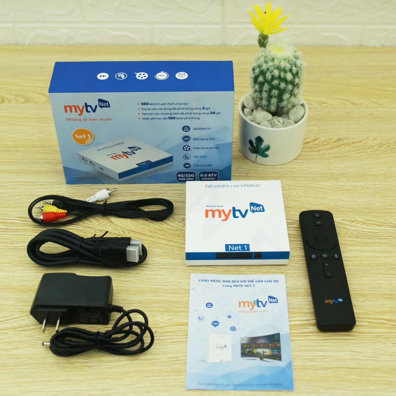Android Box MyTV Net 1 4GB 2020 - cấu hình cao cấp, Android TV 9.0 | HDnew - Chia sẻ đam mê