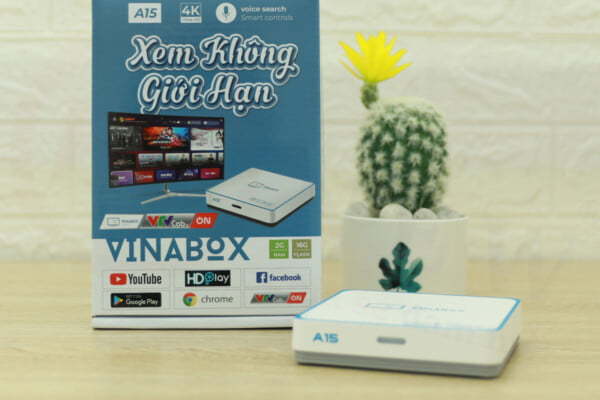 VinaBox A15 (2GB/16GB) - Giao diện Android TV, hỗ trợ tìm kiếm giọng nói | HDnew - Chia sẻ đam mê