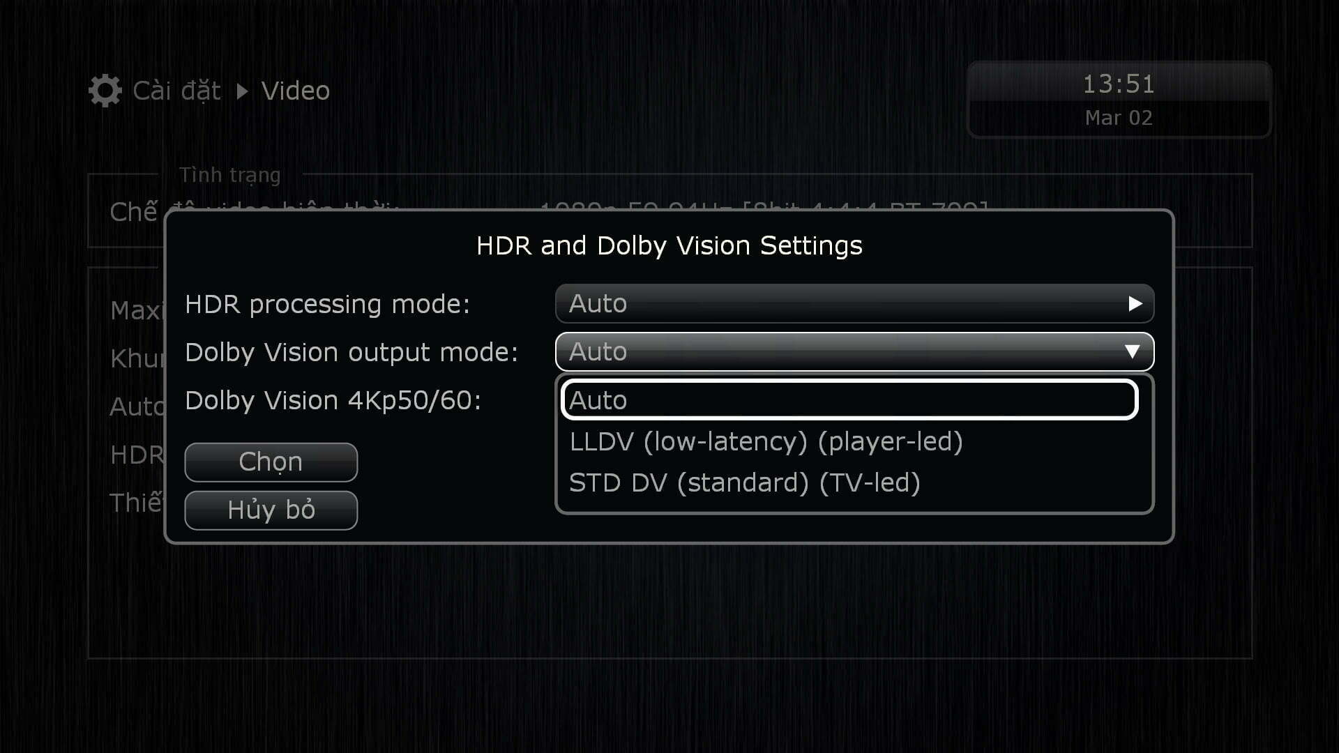 Tùy chỉnh chế độ HDR / Dolby Vision trên Dune HD Pro Vision 4K Solo | HDnew - Chia sẻ đam mê