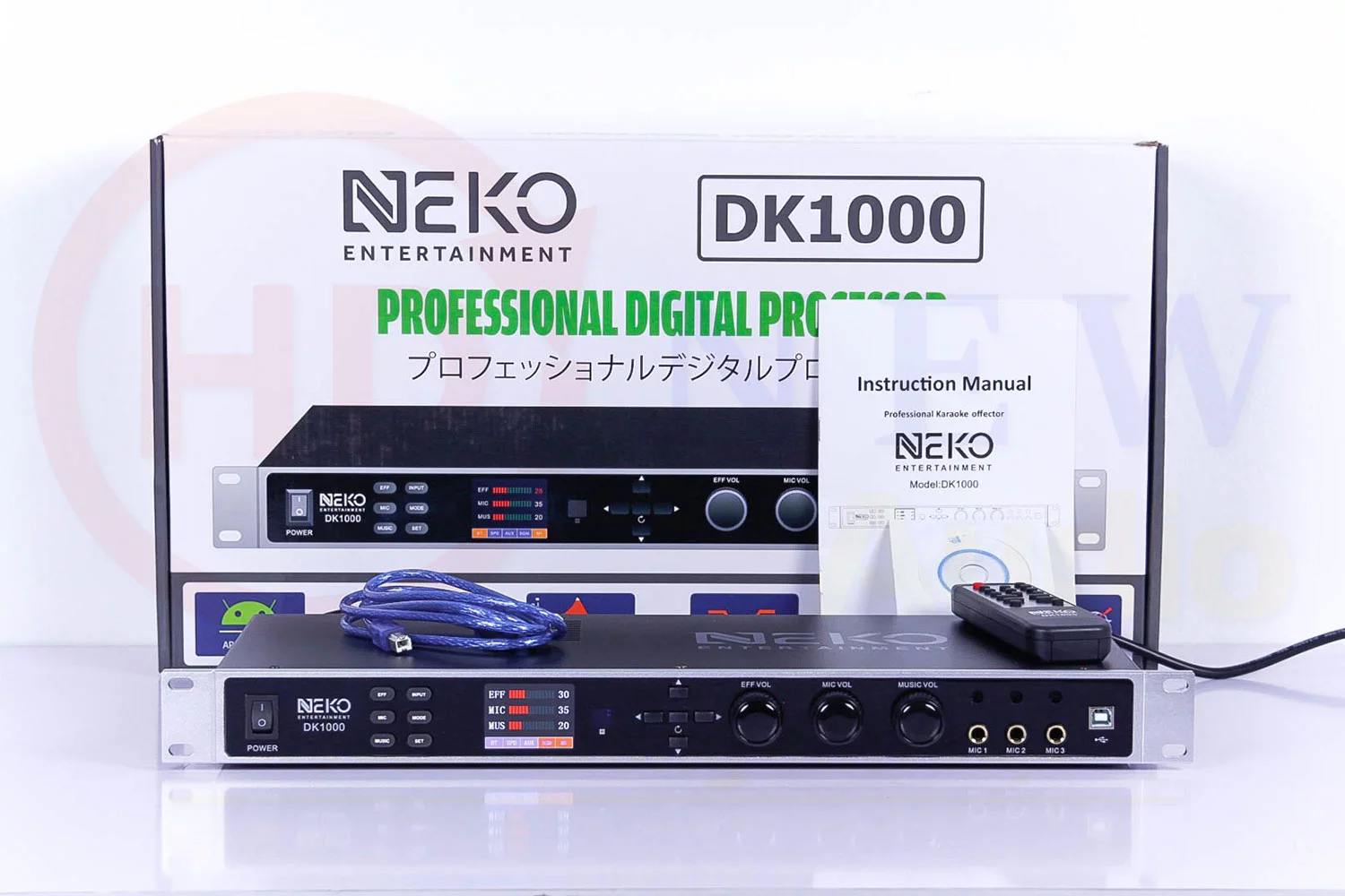 Vang số chỉnh cơ NEKO DK1000 tích hợp Bluetooth, hỗ trợ cổng Optical, cổng micro và công tắc | HDnew - Chia sẻ đam mê