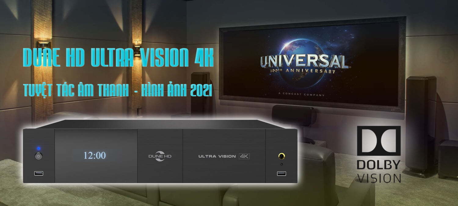 Dune HD Ultra Vision 4K | Đầu 4K flagship với Dolby Vision & Âm Thanh Hi-Fi | HDnew - Chia sẻ đam mê