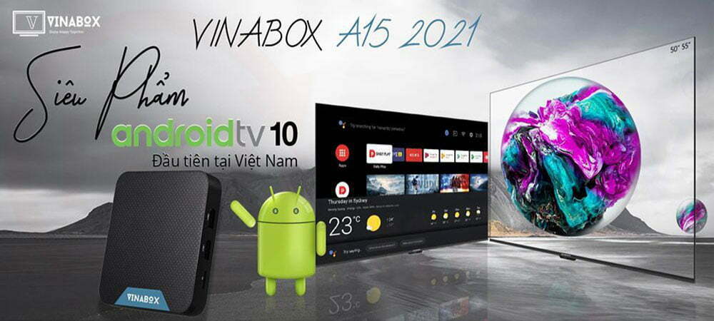 VinaBox A15B | Phiên bản mới 2021 với Android TV 10 OS | HDnew - Chia sẻ đam mê