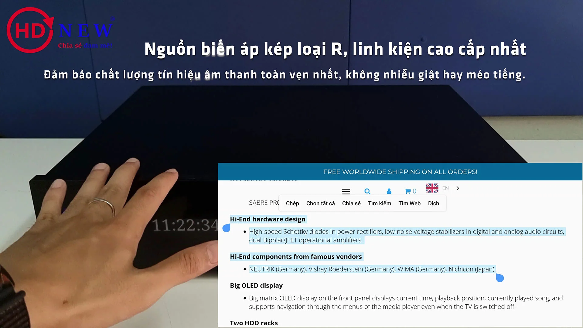 Những điều cần biết trước khi chọn mua Dune HD Ultra Vision 4K - Siêu phẩm giải trí 2021! | HDnew - Chia sẻ đam mê Những điều cần biết trước khi chọn mua Dune HD Ultra Vision 4K - Siêu phẩm giải trí 2021! | HDnew - Chia sẻ đam mê