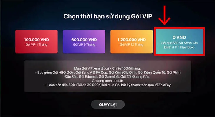 Hướng dẫn kích hoạt Gói khuyến mại 0 đồng trên FPT Play Box+ | HDnew - Chia sẻ đam mê