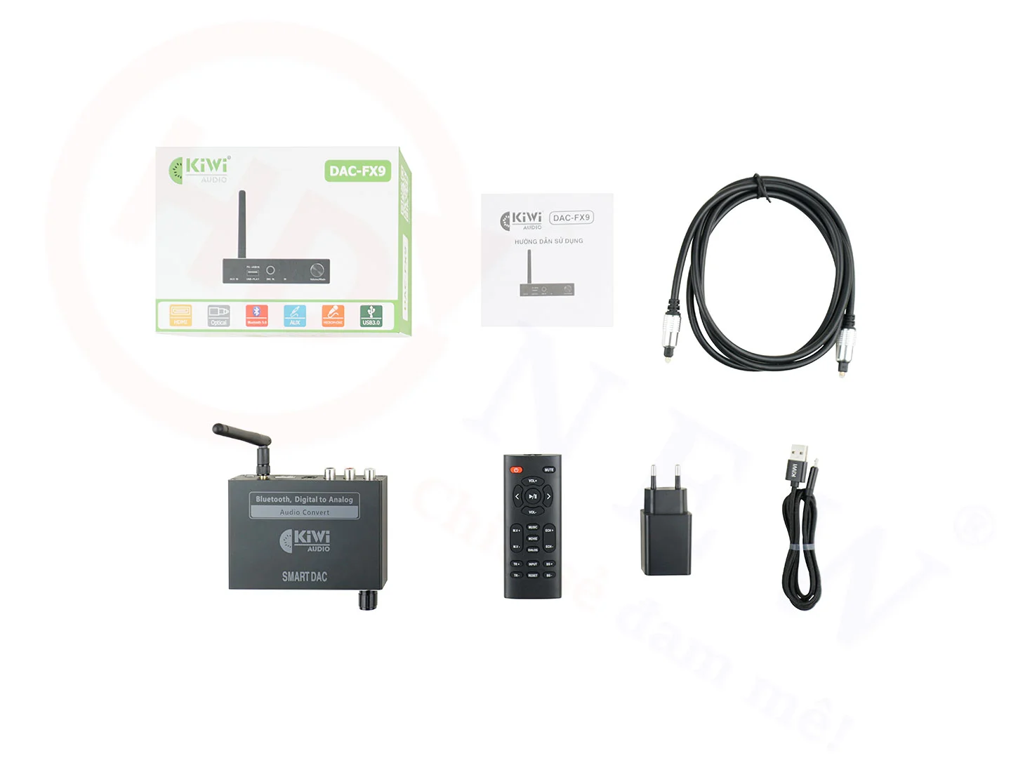 Kiwi DAC-FX9 | Bộ chuyển đổi âm thanh Digital sang Analog | HDnew - Chia sẻ đam mê