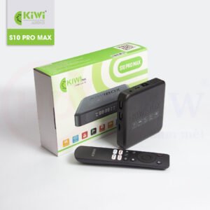 KiwiBox S10 Pro Max (2023) - Android TV 12, hỗ trợ điều khiển giọng nói | HDnew